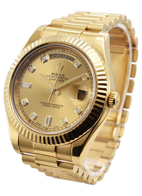 41mm gold rolex president|rolex presidential for sale used.